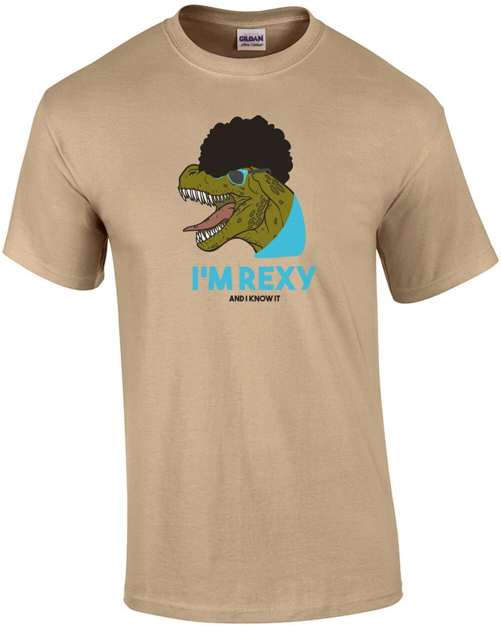 

I m rexy and I know it - T-Rex T-Shirt 2XL