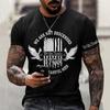 Men's Fashionable Casual 3D Printed Short Sleeved T-shirt for Summer Shirt