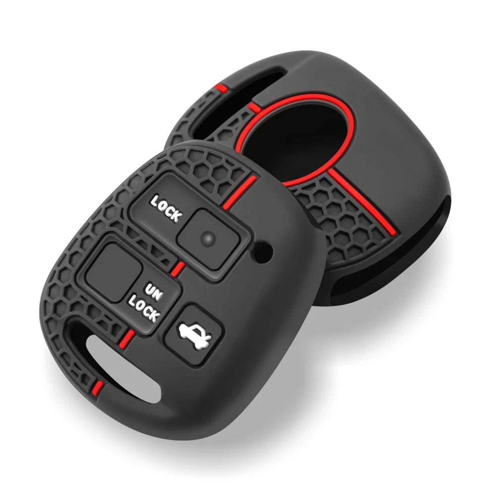 3 Buttons Silicone Car Key Cover Case For Toyota Avensis Camry Corolla For Lexus Remote Key Jacket Fob Case Car styling