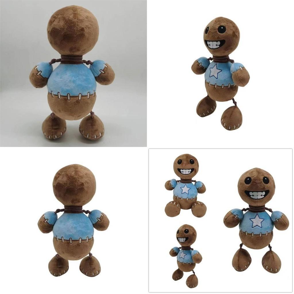 Peluche Kick The Buddy, Pelliccia Morbida Cristallo, Marrone, Altezza 30cm, Imbottitura in Cotone PP