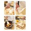 Silicone Spatula Adjustable Scraper with Ergonomic Grip Double-Sided Arc Design Heat Resistant Food Grade Silicone Baking Tool Kitchen Utensils