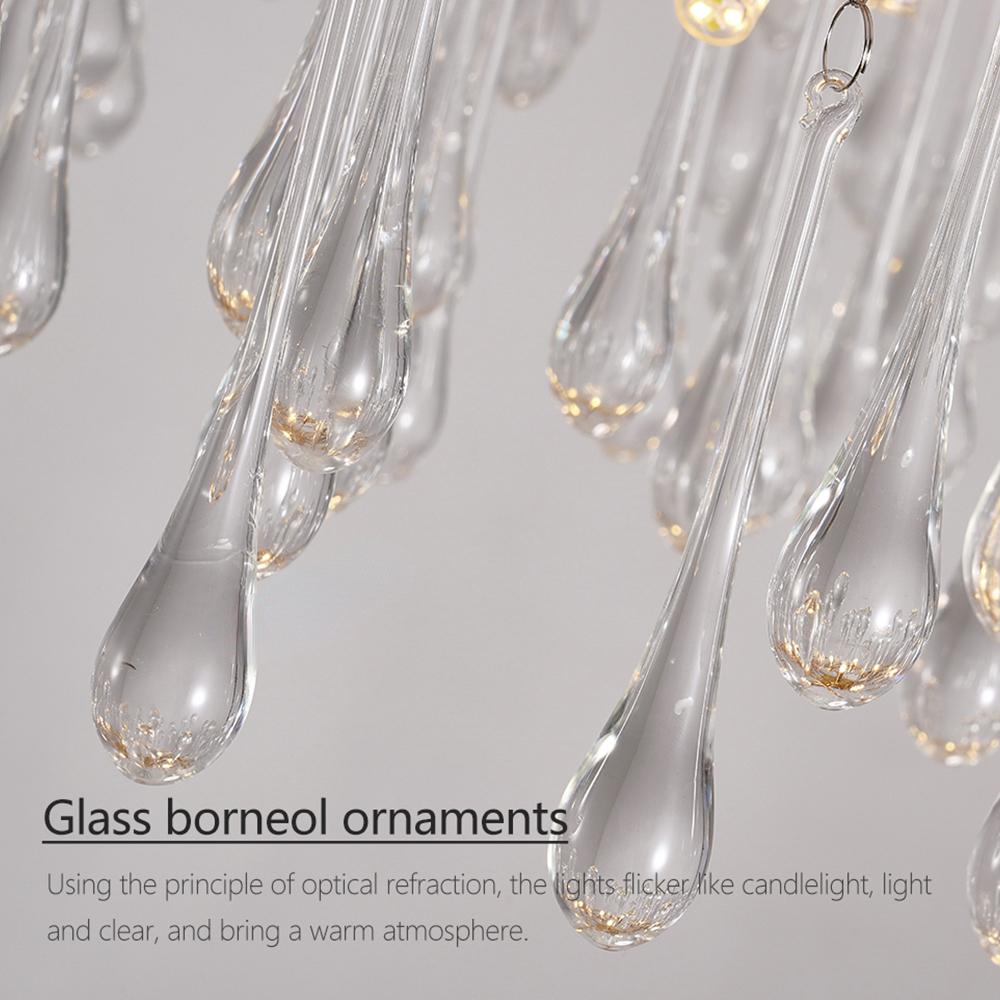 New Modern Luxury Crystal Chandelier Lighting LED Ceiling Chandelier Dining Room Pendant Light Living Room Decor Cristal Lustre