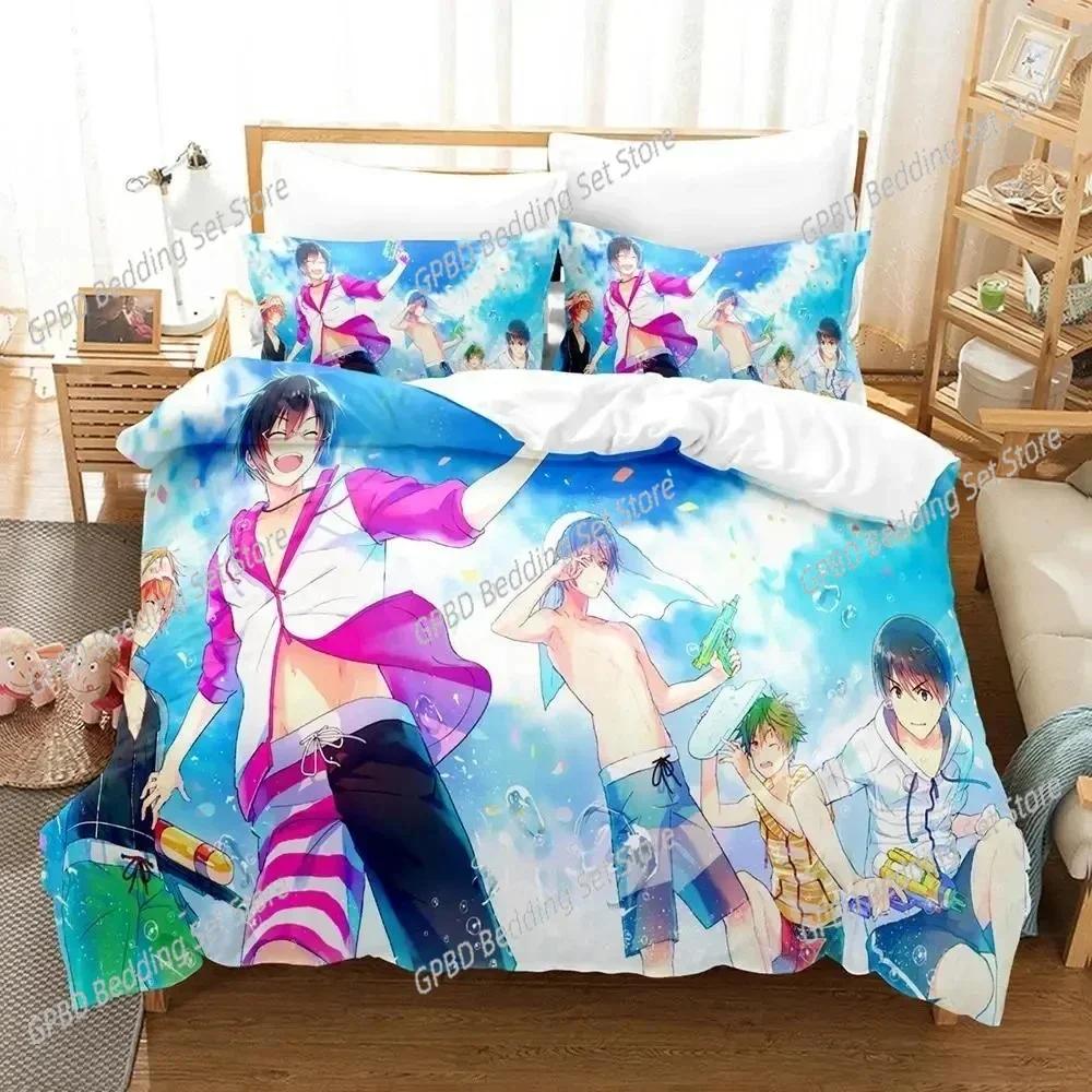 Luxury New 3D Print Anime Idolmaster SideM Bedding Set Duvet Cover Bed Set Quilt Cover Pillowcase Comforter king Queen