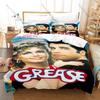 Grease Danny & Sandy Rydell High Pink Ladies 50s Retro Musical Movie HD Print Bedding Set Duvet Cover + 2 Pillowcases Bedroom