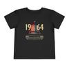 1964 GTO Toddler T-Shirt – USA Flag Classic Muscle Car Kids Tee