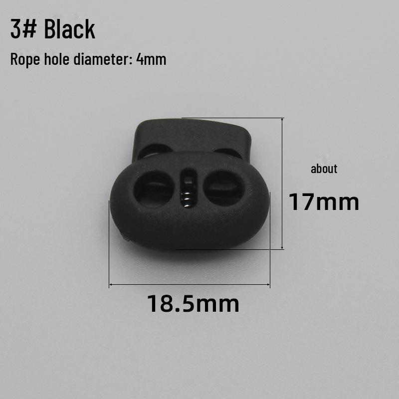 Snur elastic pentru copii, cataramă pentru nas de porc cu două găuri pentru jachete, pantofi și pălării