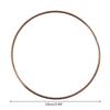 Round Dreamcatch Circle Gold Color Round Wire Wreath Making for Independence Day Flower Making Supply X3UC