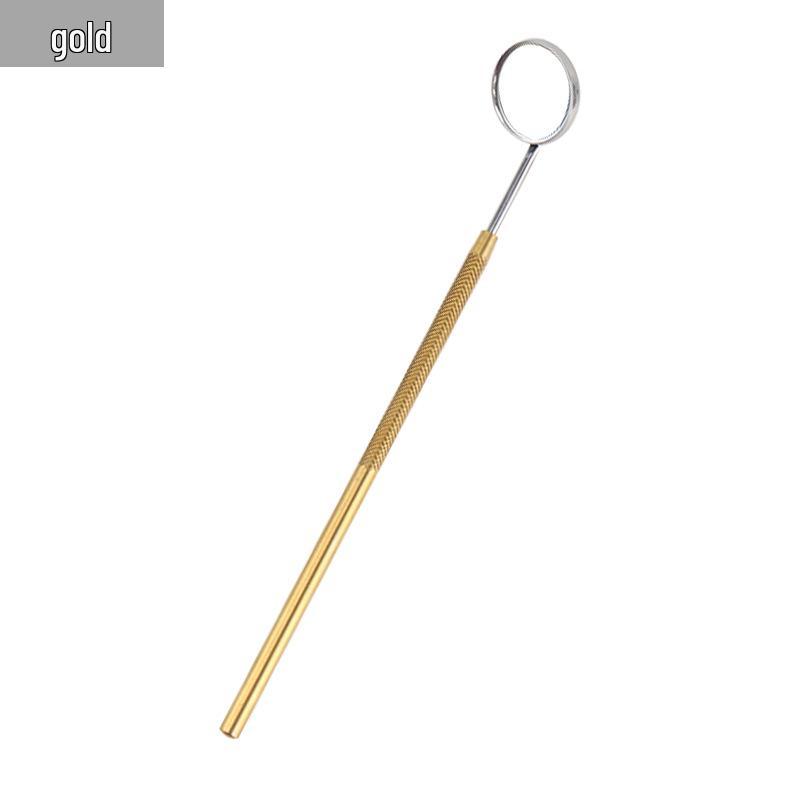 Tand- och sminkinspektionsspegel i rostfritt stål