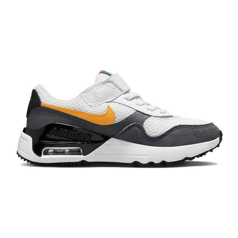 Nike Air Max SYSTM PS Kids Low Top Casual Shoes Black White DQ0285-104