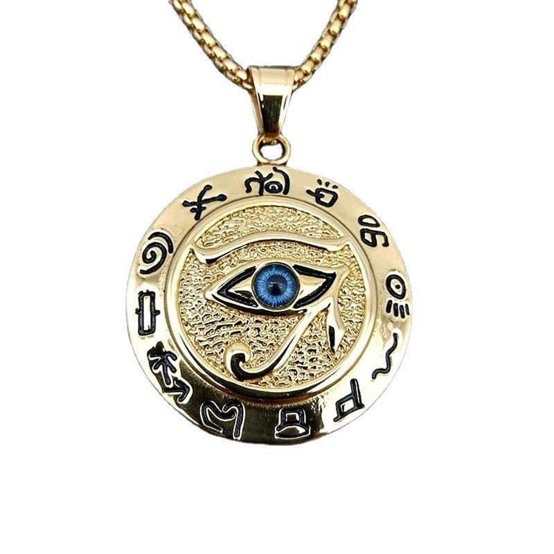 Ancient Egypt The Eye of Horus Pendant The Eye of Horus Hawkhead Eye Necklace