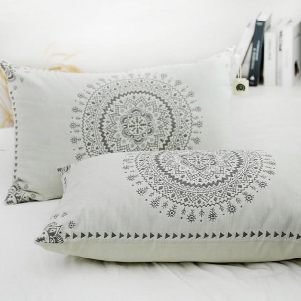 New Muslin Blanket Bed Sofa Travel Breathable Chic Mandala Big Soft Blanket