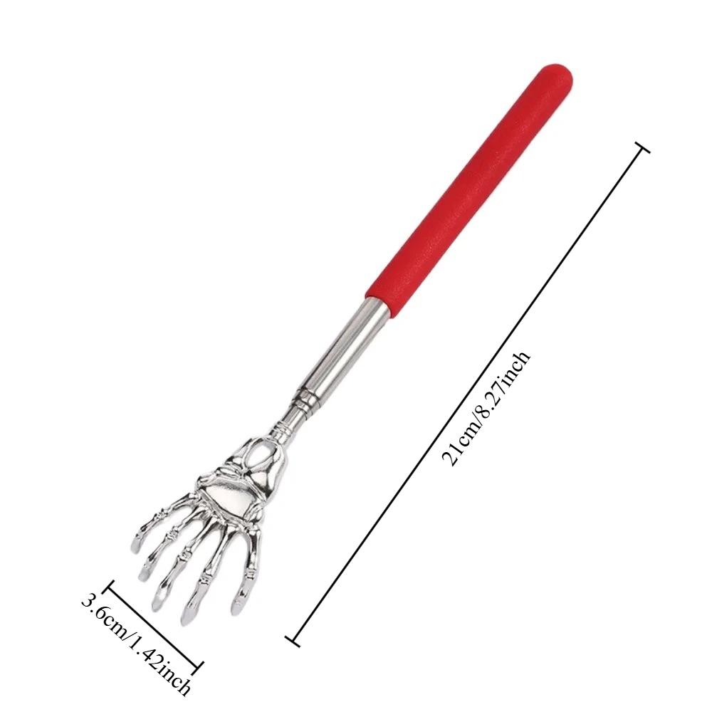 1pcs Ghost Hand Stainless Steel Scalable Old Man's Happy Scratcher No Need for People Back Scratcher Itching