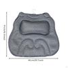 Bathtub Pillow Textured Bath Tub MeshLike Padded Headrest White