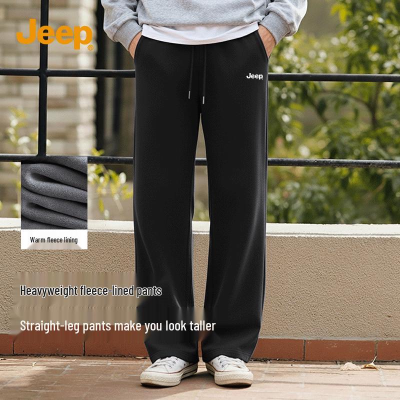 

JEEP Men s Winter Warm Wide-Leg Casual Sports Pants 2XL