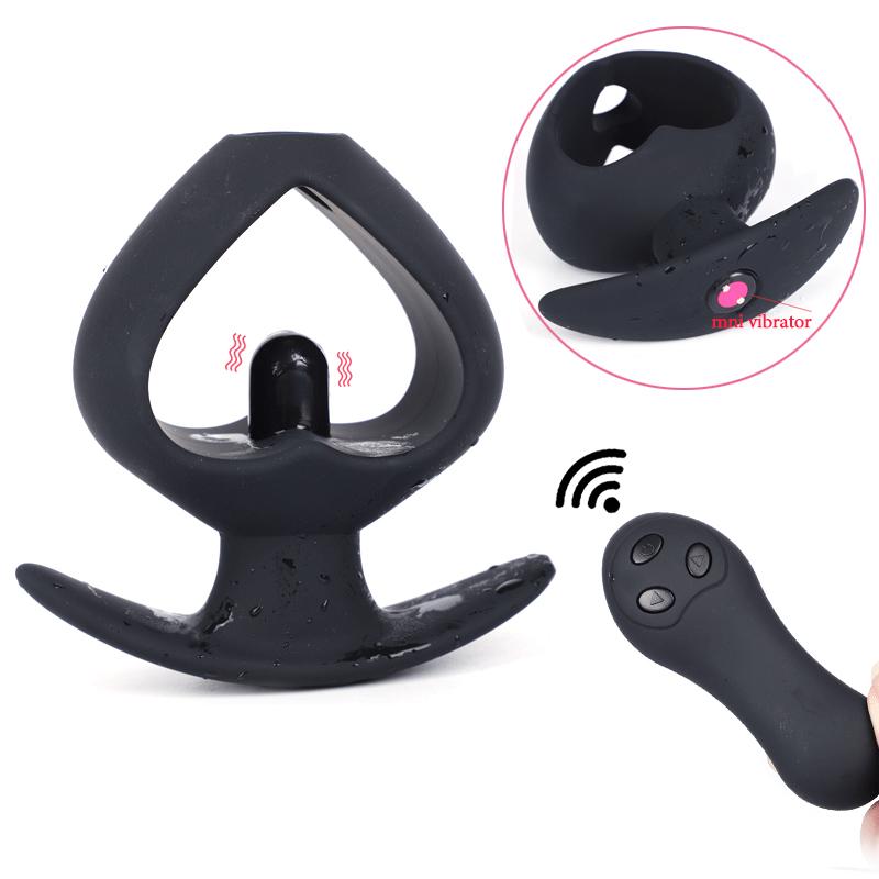 Hohler Analplug mit Wasserhahn zum Waschen des Anus, Vaginalreinigung, Einlaufdildo, XL-Sexspielzeug, Silikon-Buttplug, kabellos