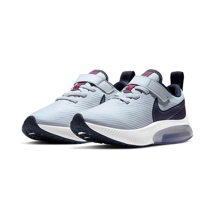 Nike Air Zoom Arcadia Comfortable Versatile Non-Slip Shock Absorbing Durable Low-Top Kids Casual Shoes Kids Sneaker Gray Blue CK0714-006