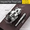 1/2 inch and 3/4 inch Pipe Threading Tool Hex Shank 5 Tooth Pipe Thread Cutter Quick Threading Pipe Threading Die