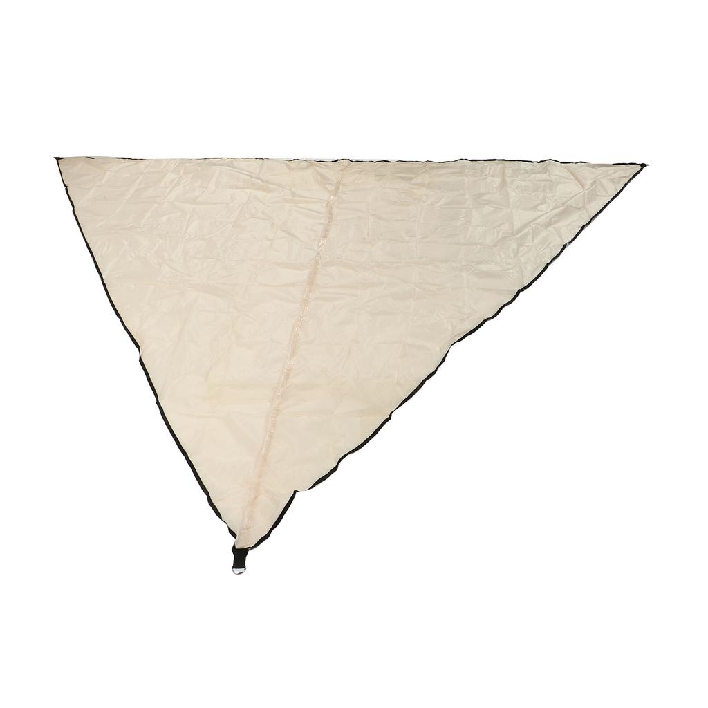 Dreieckiges Sonnensegel Vordach Outdoor Sonnenschutz Markisen UV-Block Sonnenschutznetz Regendicht Milchig