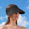 Summer Foldable Sun Hat, Adjustable Elastic Buckle Braided Straw Hat, Portable Foldable Beach Travel Hat for Women