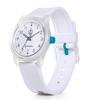 Watch Analog Smile Solar Matching Style Waterproof Urethane Belt White [Citizen Q&Q] RP26-009 Men's