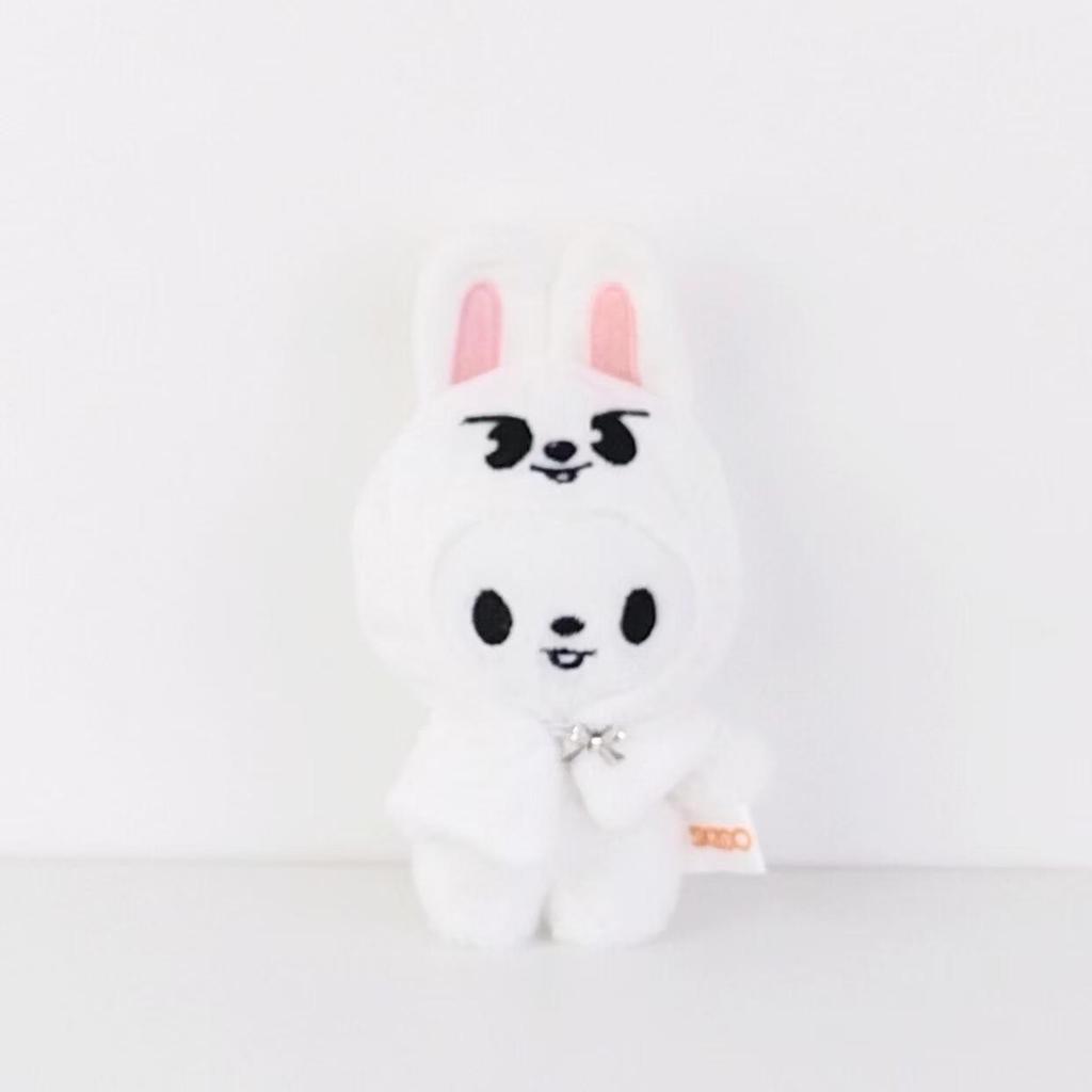 SKZOO Bang Chan 10cm Plush Doll with Cloak Keychain - SKZ Seoul Style