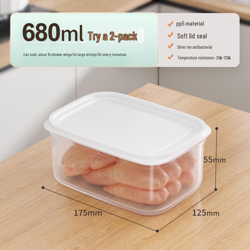 Jiabangshou Refrigerator Antibacterial Food Storage & Organizer Boxes
