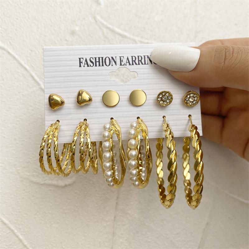 Vintage Butterfly Leopard Earring Set Star Moon For Women Girls Pearl Transparent Resin Earrings Elegant Wedding Party Jewellery