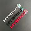 3D Metal HYBRID Logo Car Emblem Fender Badge Rear Trunk Decal For Toyota Reiz RAV4 HYBRID Stikcer Auto Styling Accessories