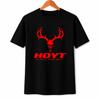 Hoyt Team Black Cotton Fabric T-Shirt Streetwear Style Unisex Fit