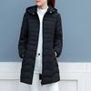 Fashion Women Winter Warm Cotton Hooded Winter Jacket Long-Sleeved Coat