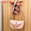 Korean Style Small Shell Shaped Shoulder Bag With Zipper Closure For Commuting