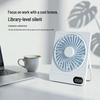 USB Rechargeable Multi-functional Desktop Fan - Portable, Silent, and Compact for Office or Student Use