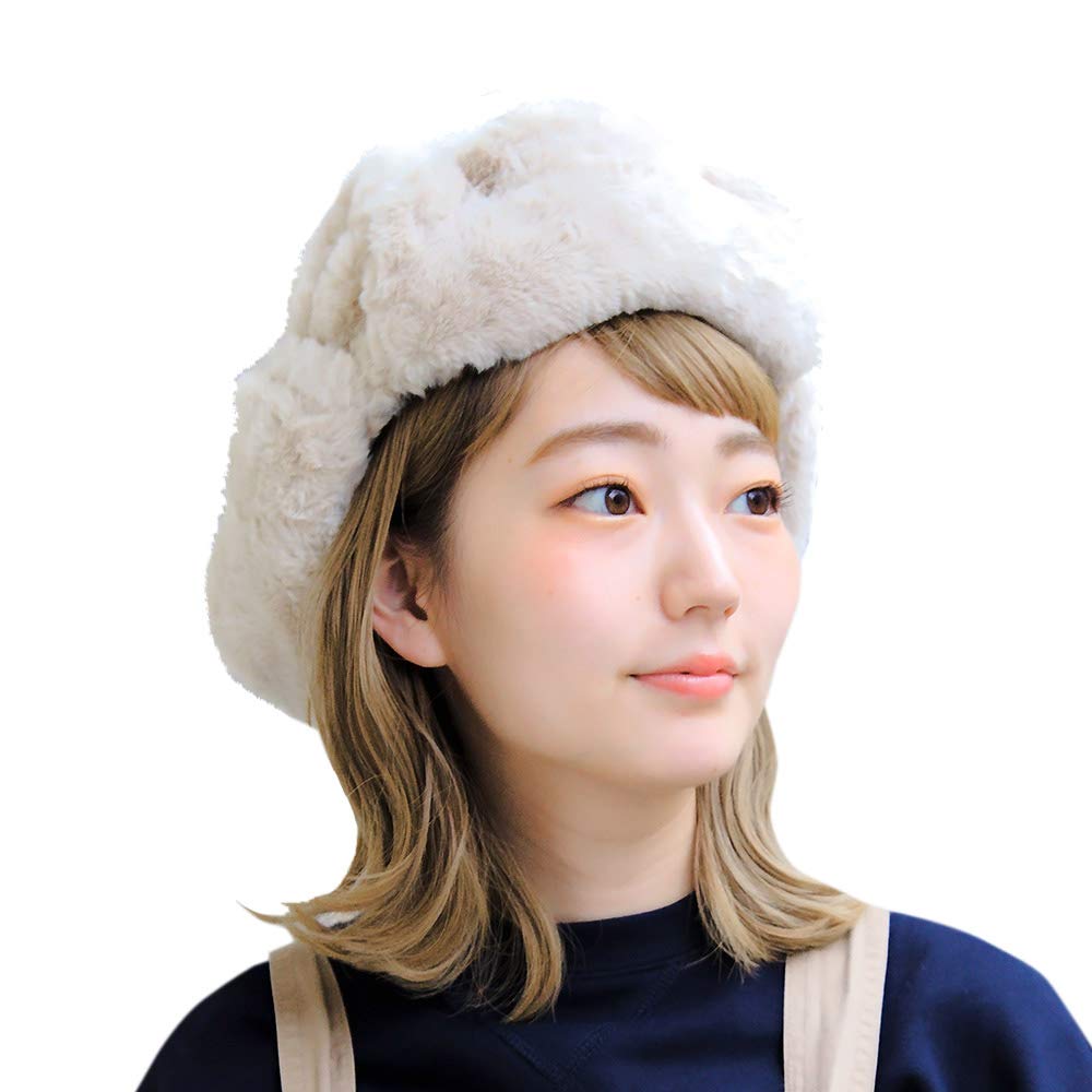 

Кепка ICHIYON, пилотная кепка, искусственный мех, боа, летная кепка, защита от холода [14+ PLUS], женская, осень/зима ioth0008-le