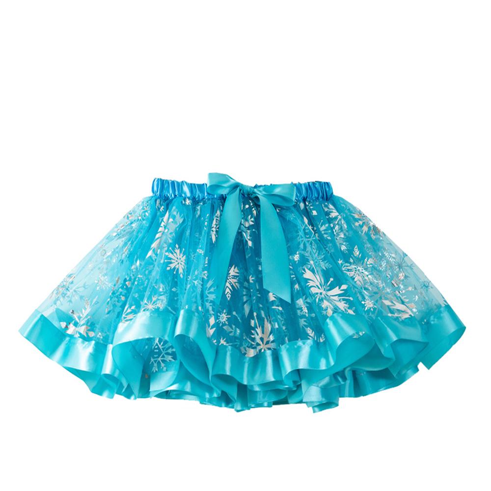 

Юбка-пачка из сетки «Звезда» 2025 с подкладкой - Пышная юбка для девочек, Европейский и американский стиль Small