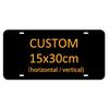 Placa de Metal Personalizable 15x30cm Cartel con Foto Personalizado Horizontal Vertical Decoración del Hogar