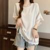Women's Summer Short Sleeve Lace Hollow T-Shirt Design Casual Loose Top