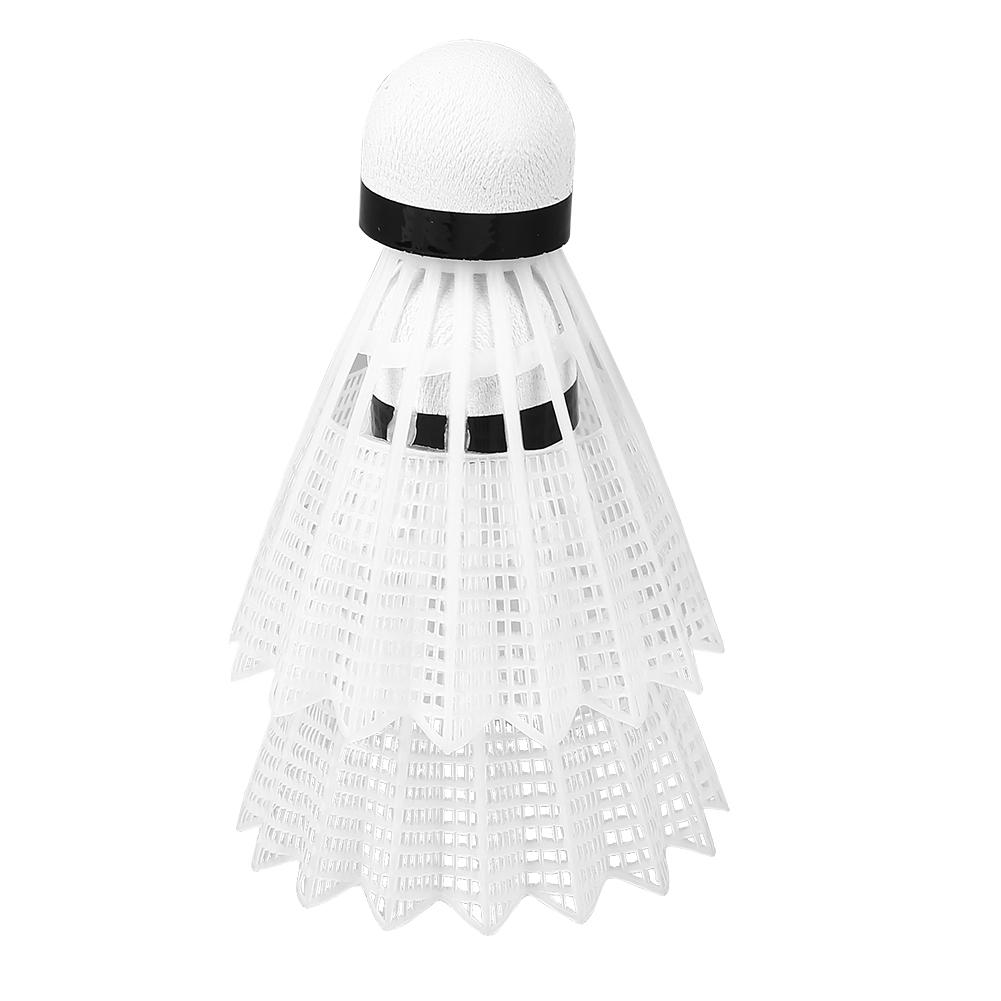 6Pcs White Badminton Balls Shuttlecocks Outdoor Sports Ball Training Accessory
