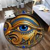 Free shipping! Ancient Egyptian Eye Design Rug for Mysterious Spaces round carpet for home sofa bedroom, gift