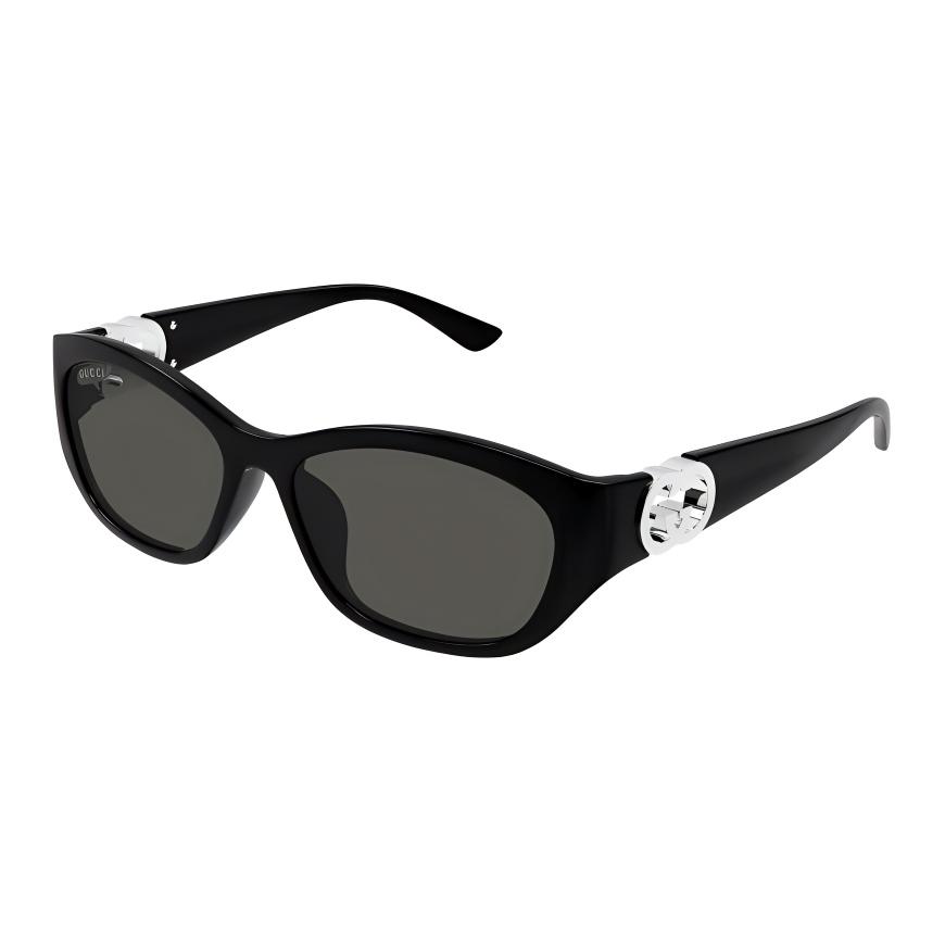 Gucci Fashion Folding Plastic Irregular Sunglasses Women’s Black