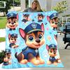 1pc Blanket Paw Patrol characters Print Design, Lightweight Blanket for Sofa, Bed- Soft &Warm, Gift for All Seasons like Christmas, Halloween