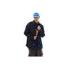 MLB New York Yankees SS24 Letter Print Loose Casual Denim Long Sleeve Shirt Unisex Shirts Deep-Navy-Blue 3ADRM0141-50NYD