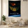 Space Suit Adventure Glimpse Future Tapestry Fashion Print Background Cloth Background Wall Hanging Cloth Work Of Art