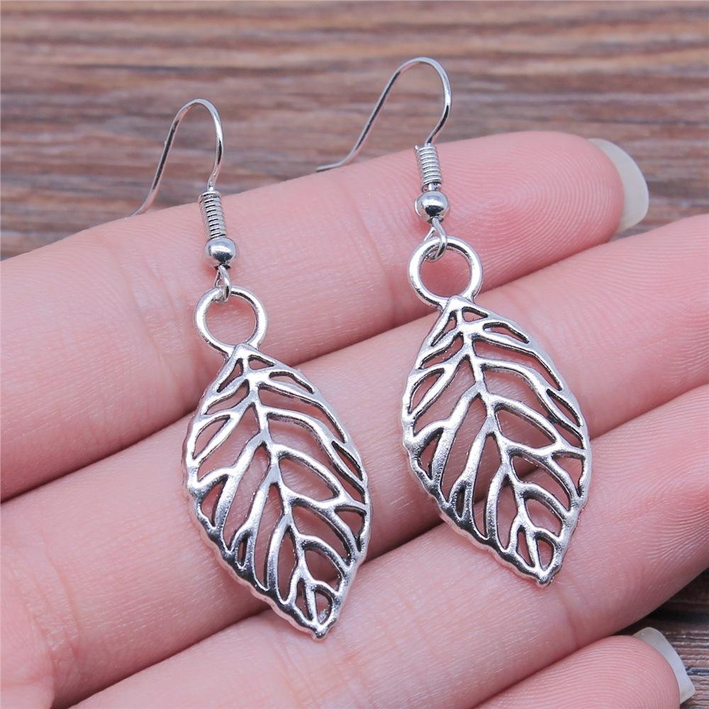 30 Styles Bohemian Earring Plant Branch Leaf Clover Dangle Earrings Drop Women Statement Jewelry Bijou Gifts For Women