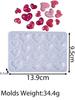 Heart Series Earrings Silicone Mold DIY Valentine's Day Decor Crafts Making Epoxy Resin Pendant Necklace Keychain Jewelry Molds