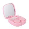Contact Lens Case Travel Size Eye Colored Contacts Lenses Applicator Remover Tool Kit with Mirror Bottle