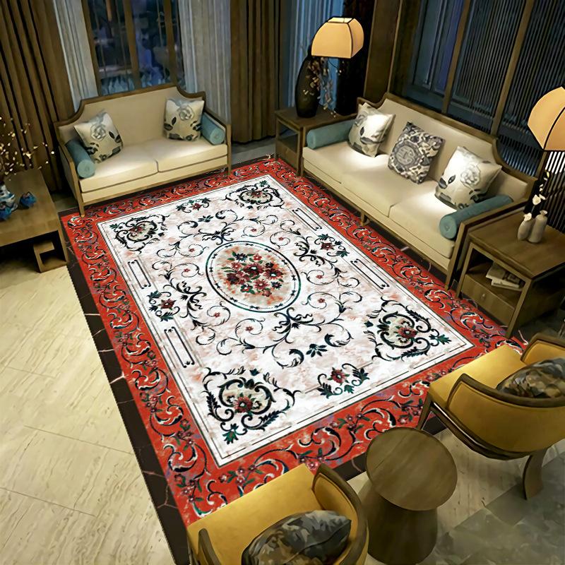 European Style Carpet Living Room Simple Coffee Table Sofa Bedroom Bedside Carpet Household Large Area Carpet