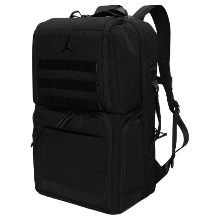 QIAODAN Polyester Backpack Regular Men's Black Jordan JD2433003AD-001
