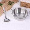 Stainless Steel Seafood Rice Pot Home Cooking Paella Pan Picnic Snack Plates Cookware Saucepan Dry Pots With Handle For Kitchen