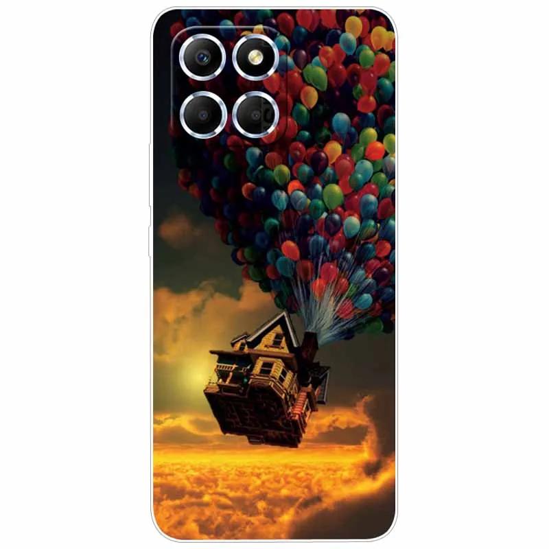 Soft Case For Honor X6 2022 Covers Para Silicon Print Marble TPU Clear Phone Coque for Huawei Honor X6 4G Transparent Bumper X 6