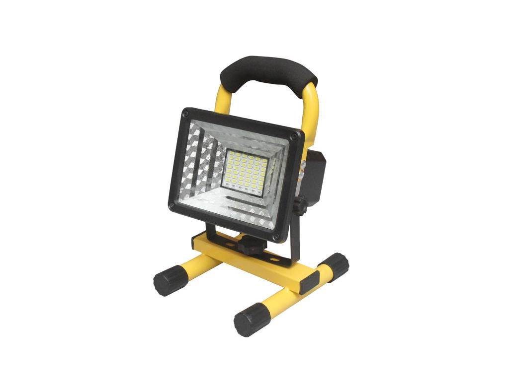 Portable LED Floodlight with Telescopic Stand for Emergency, Engineering, and Night Market Use.